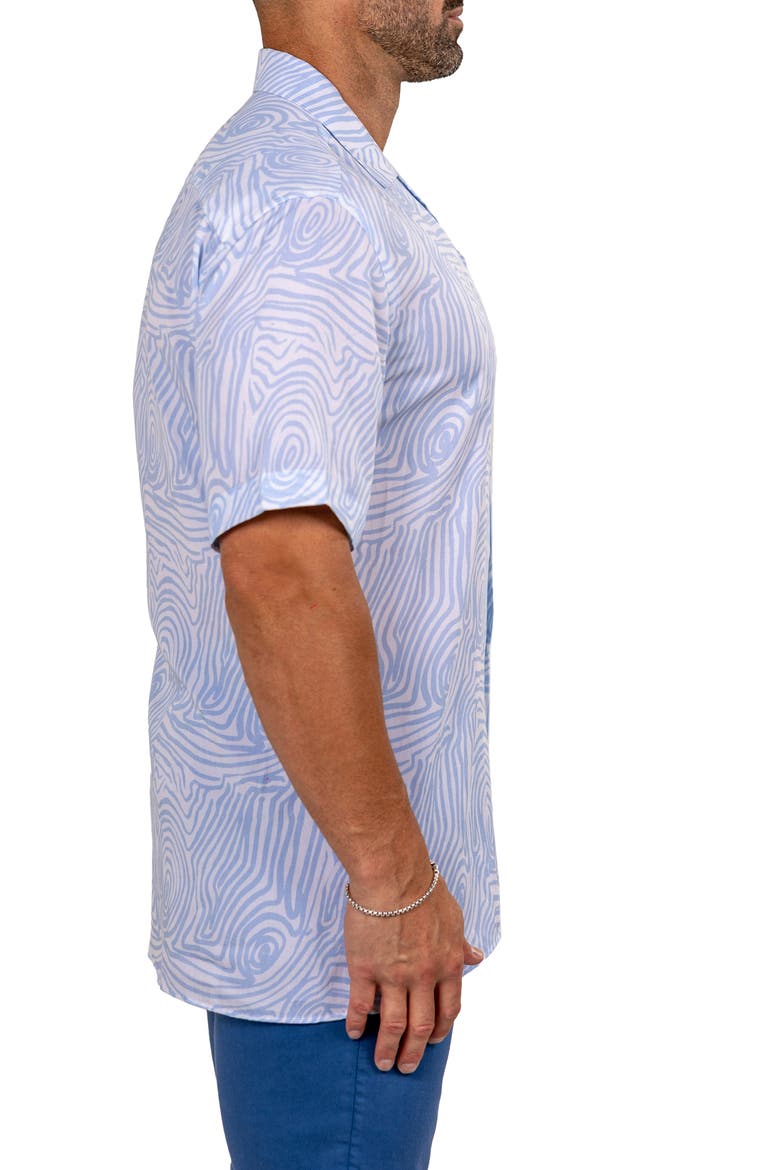 Short Sleeve Button Front Shirt, Alternate, color, WHITE