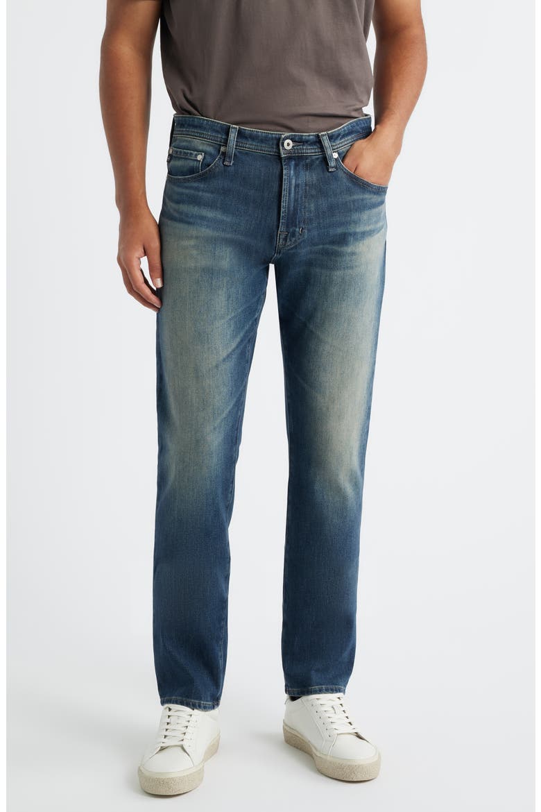 Everett Slim Straight Leg Jeans, Main, color, GOWER