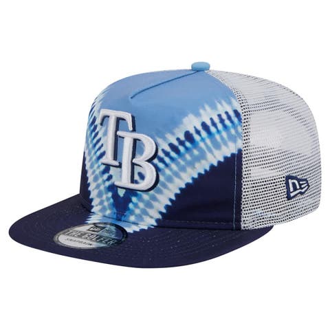 Men's New Era Tampa Bay Rays Tie-Dye Golfer Trucker Adjustable Hat