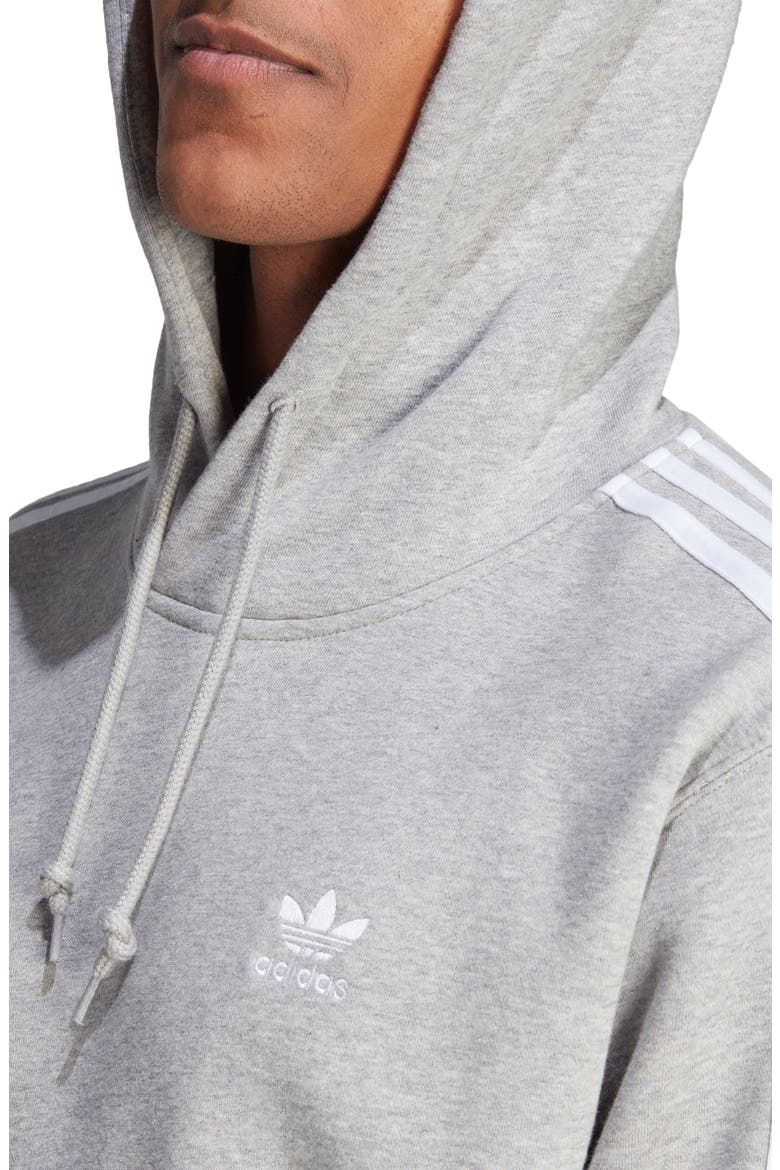 Adicolor Classics 3-Stripes Hoodie, Alternate, color, MGREYH