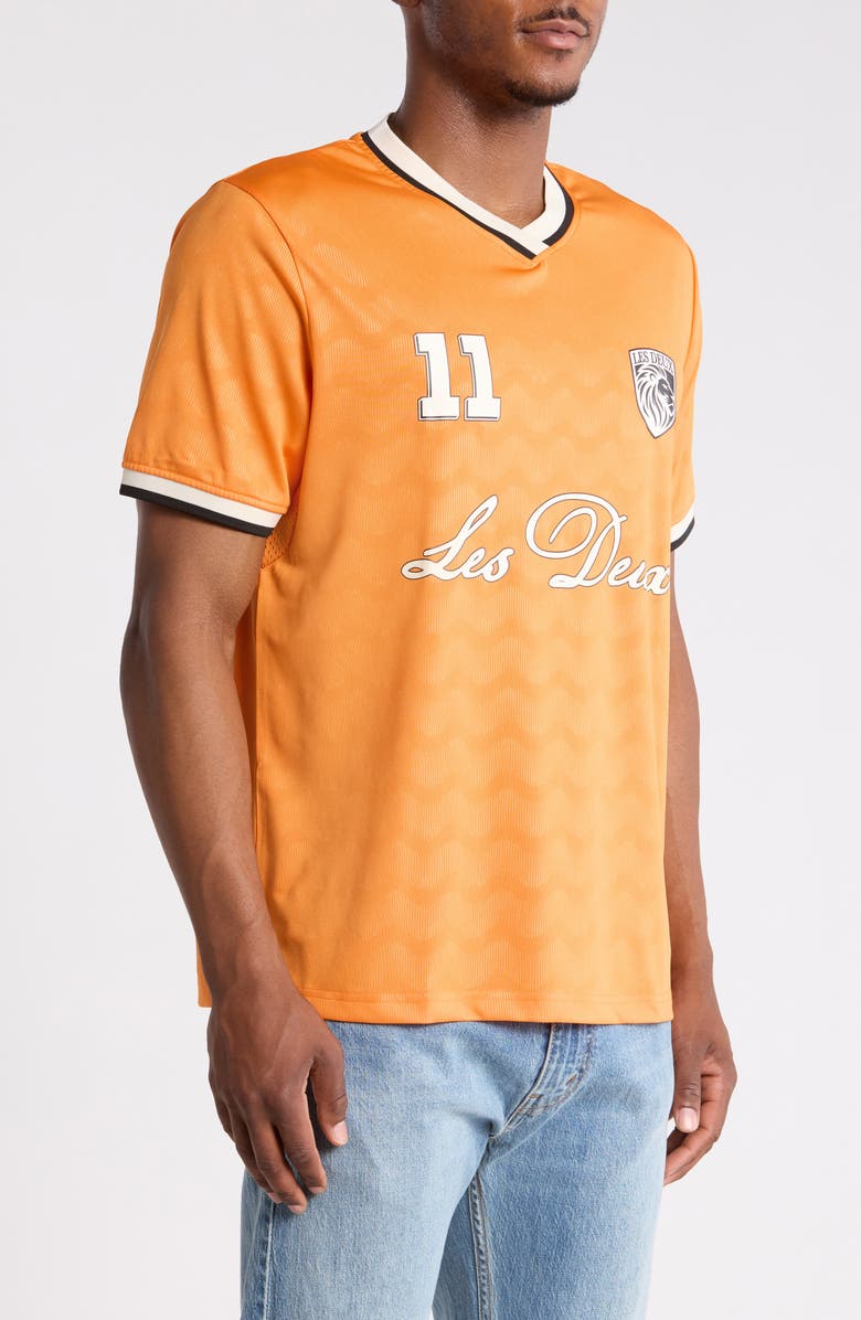 Les Deux The Netherlands Football Jersey, Alternate, color, Orange Peel