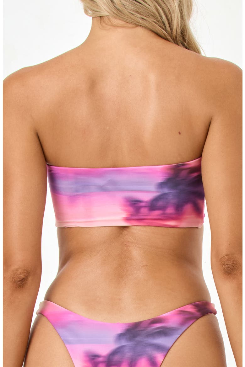 Avalon Reversible Bandeau Bikini Top, Alternate, color, ISLAND HOPPER