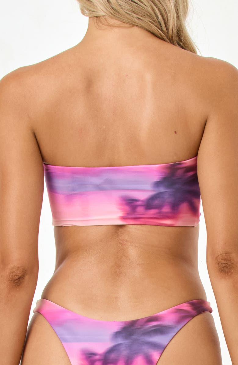 LSPACE Avalon Reversible Bandeau Bikini Top, Alternate, color, Island Hopper