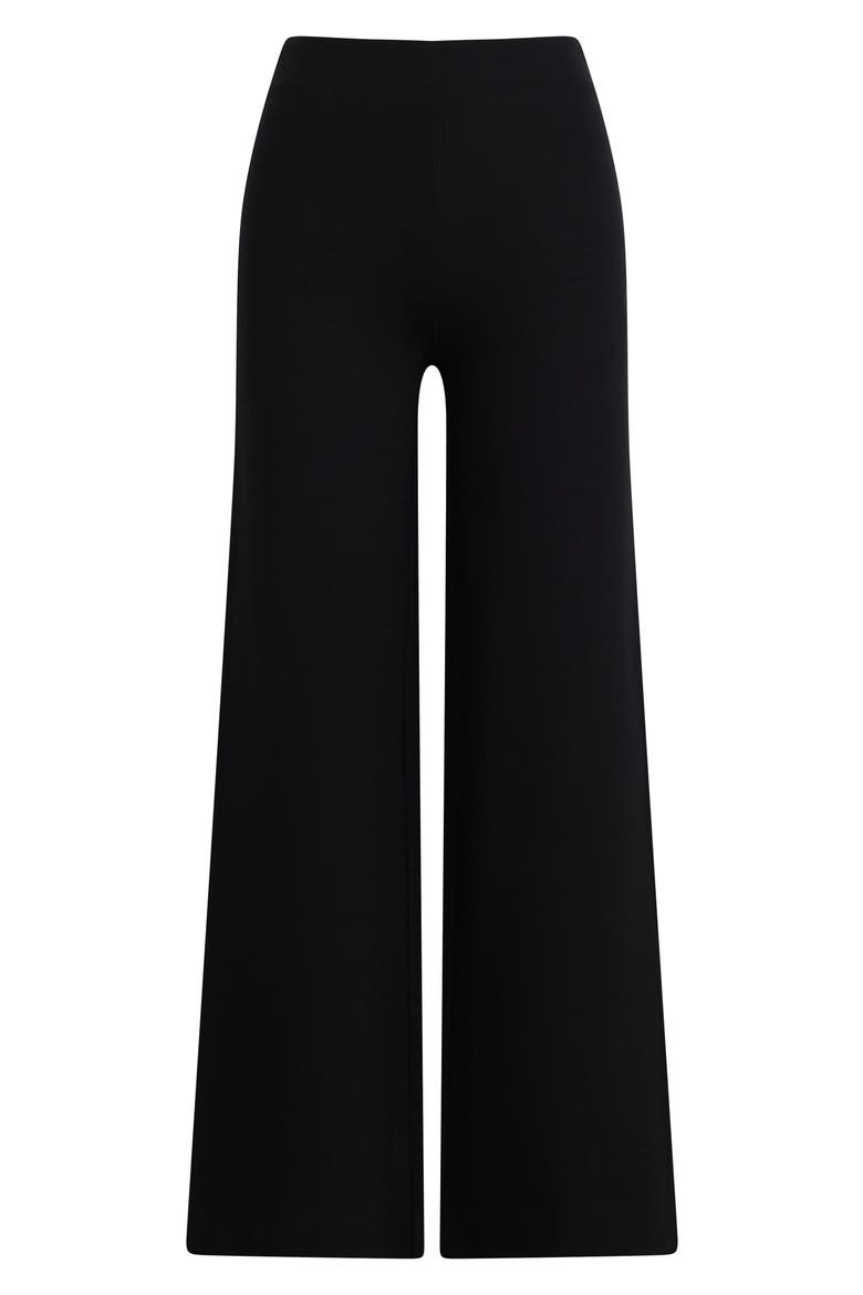 The Almost Yours Wide Leg Pants, Alternate, color, BLACK