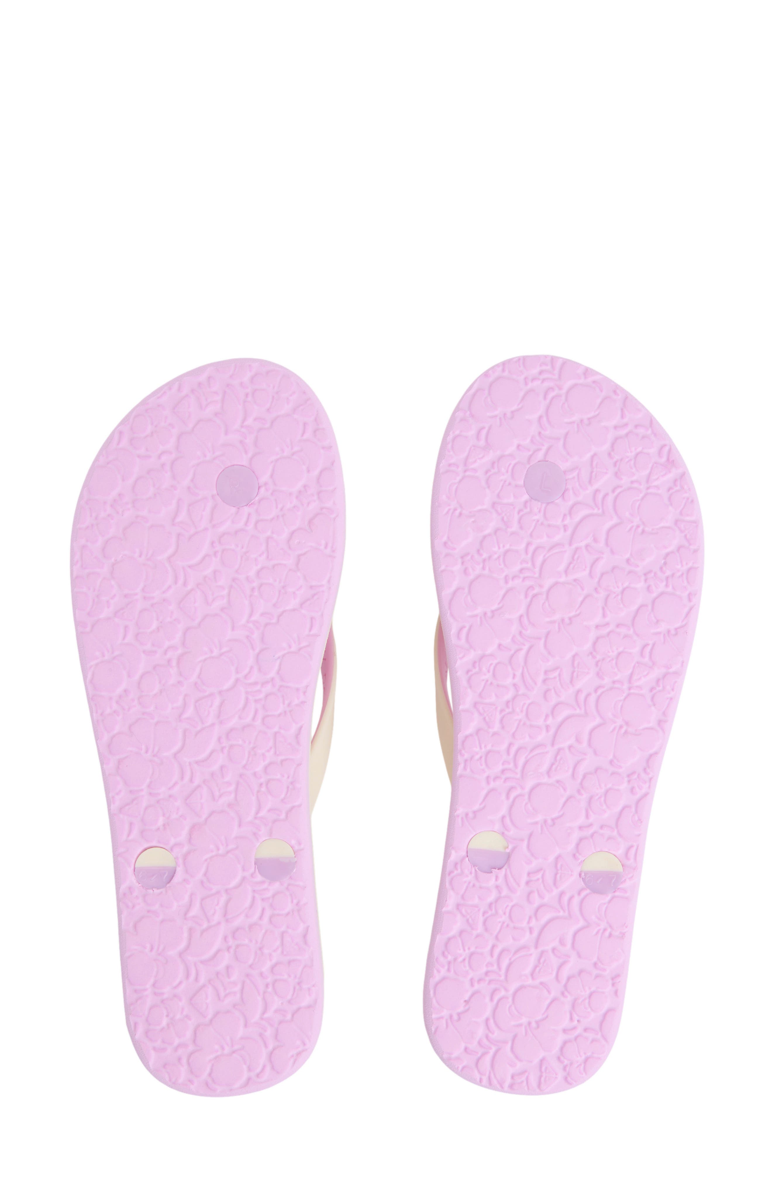 Roxy Tahiti VII Flip Flop, Alternate, color, White Overflow