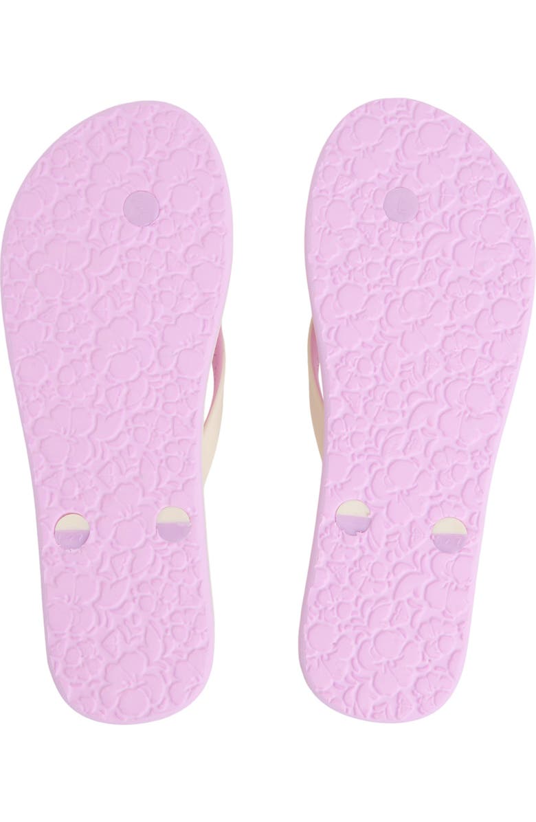 Roxy Tahiti VII Flip Flop, Alternate, color, White Overflow