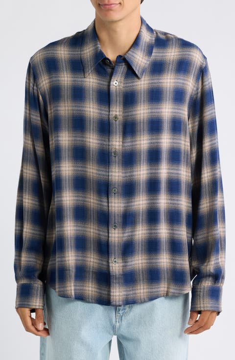 Mirabelle Plaid Rayon Shirt