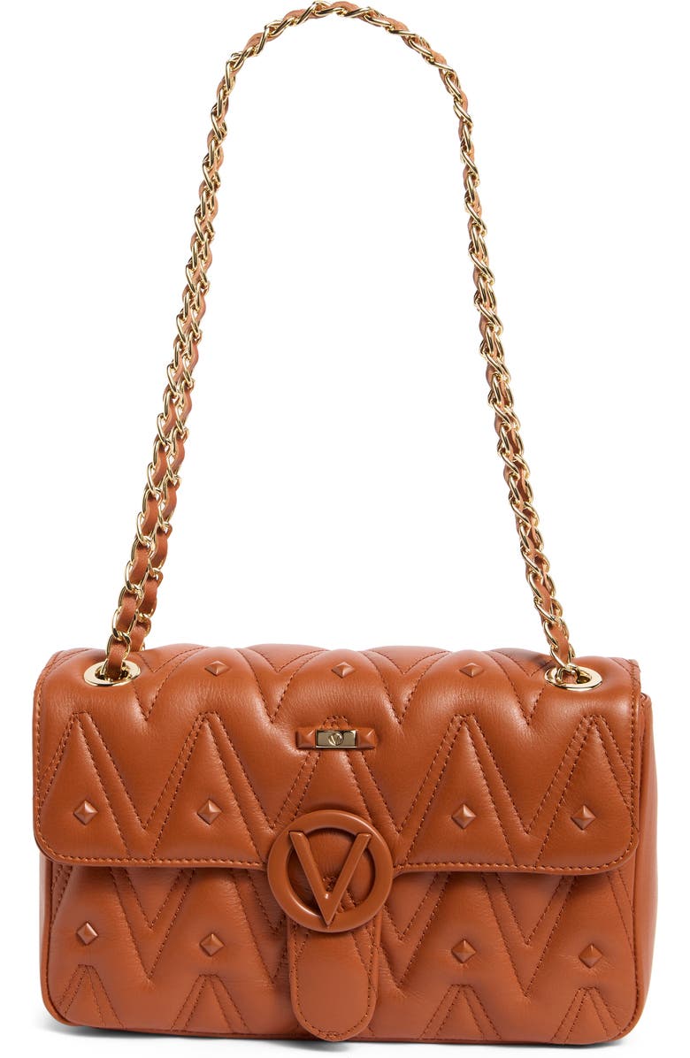 VALENTINO BY MARIO VALENTINO Antionette Diamond Quilted Crossbody Bag, Main, color, Whiskey