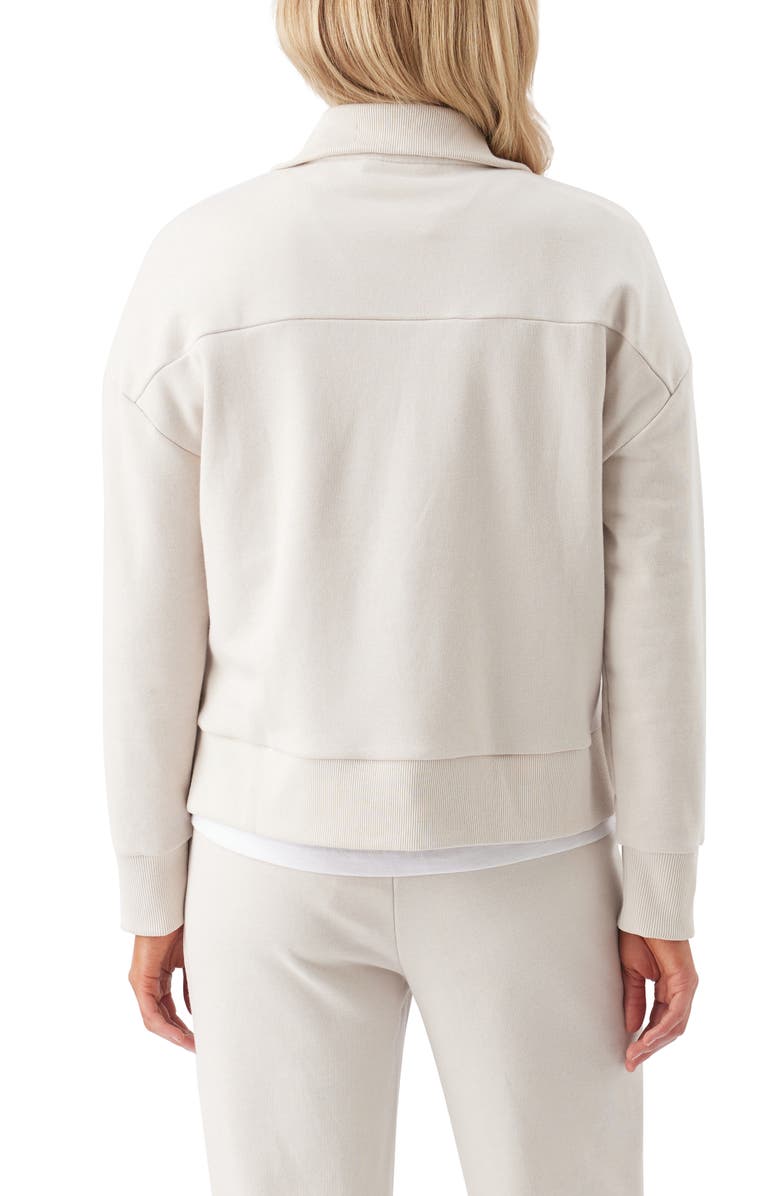 Ripe Maternity Terry Nursing Sweat, Main, color, Chalk