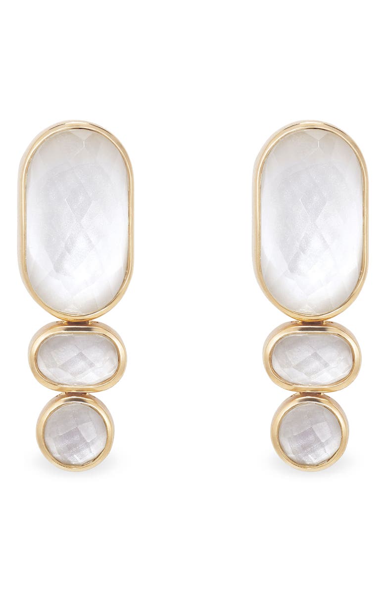 Dean Davidson Mercer Statement Earrings, Alternate, color, Iridescent Pearl/ Gold