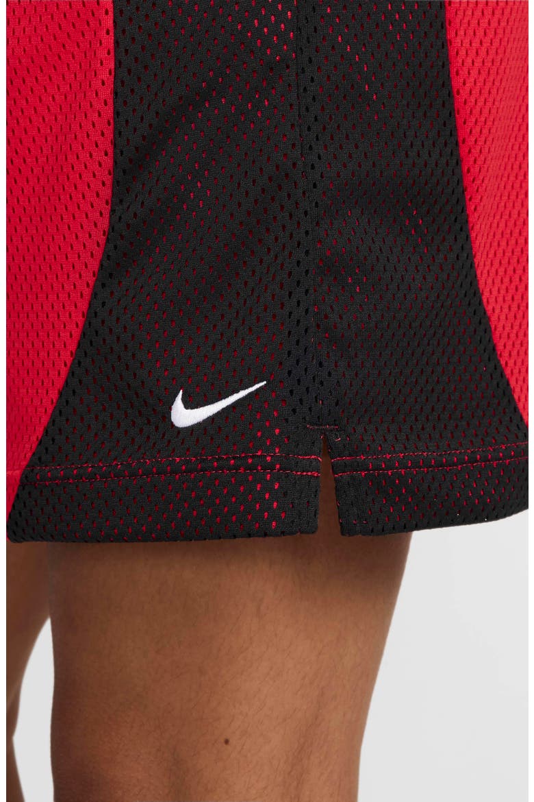Essential Dri-FIT Mesh Basketball Shorts, Alternate, color, UNIVERSITY RED/ BLACK/ WHITE