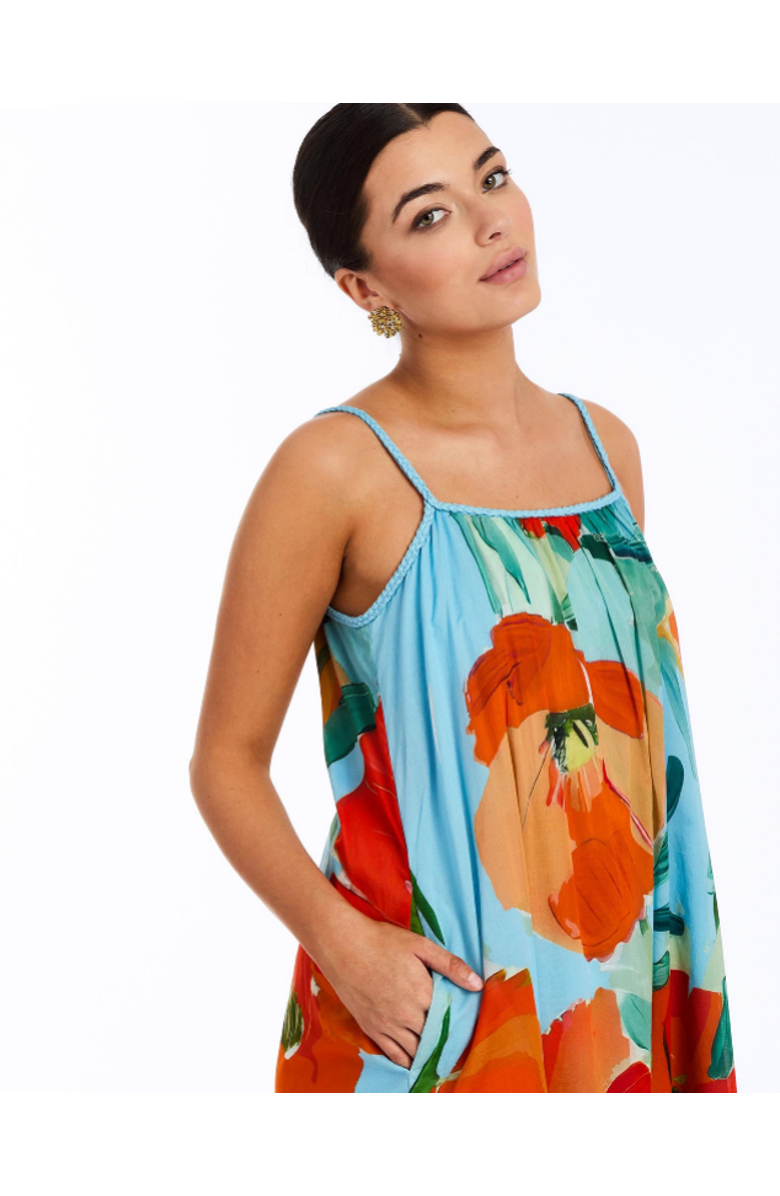 Mestiza New York Solenn Midi Dress, Alternate, color, Orange