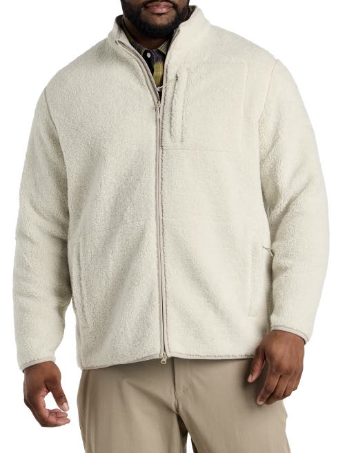 Vineyard Vines On-the-go Fleece Jacket In Stone
