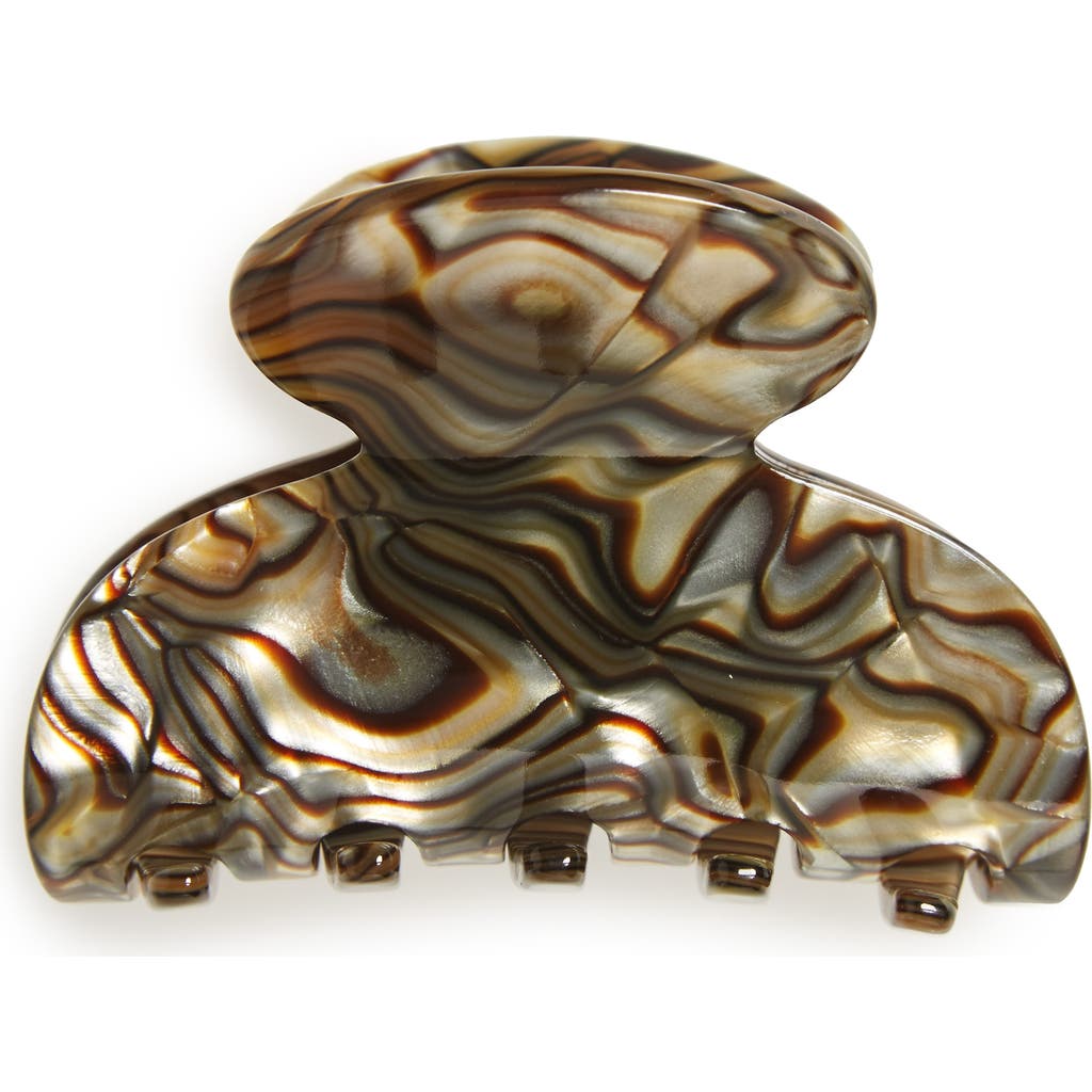 france luxe Small Couture Jaw Clip in Onyx at Nordstrom