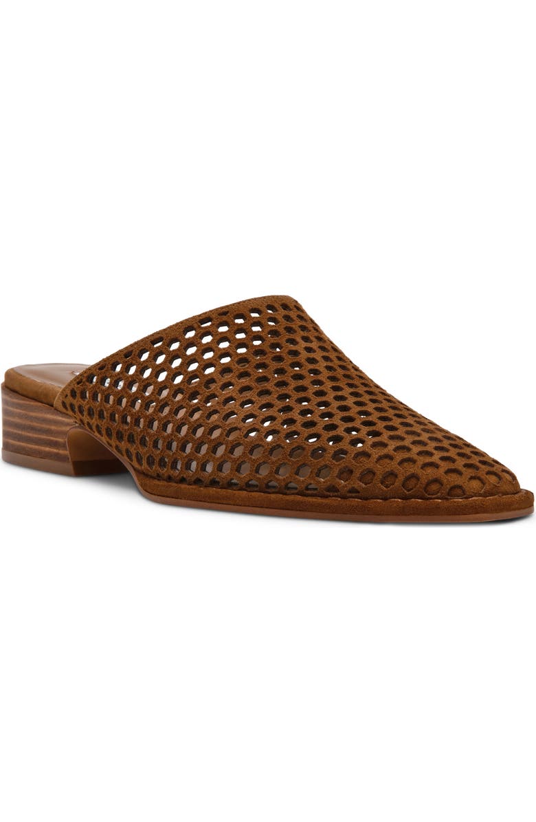 Steve Madden Dessa Perforated Mule, Main, color, Cognac