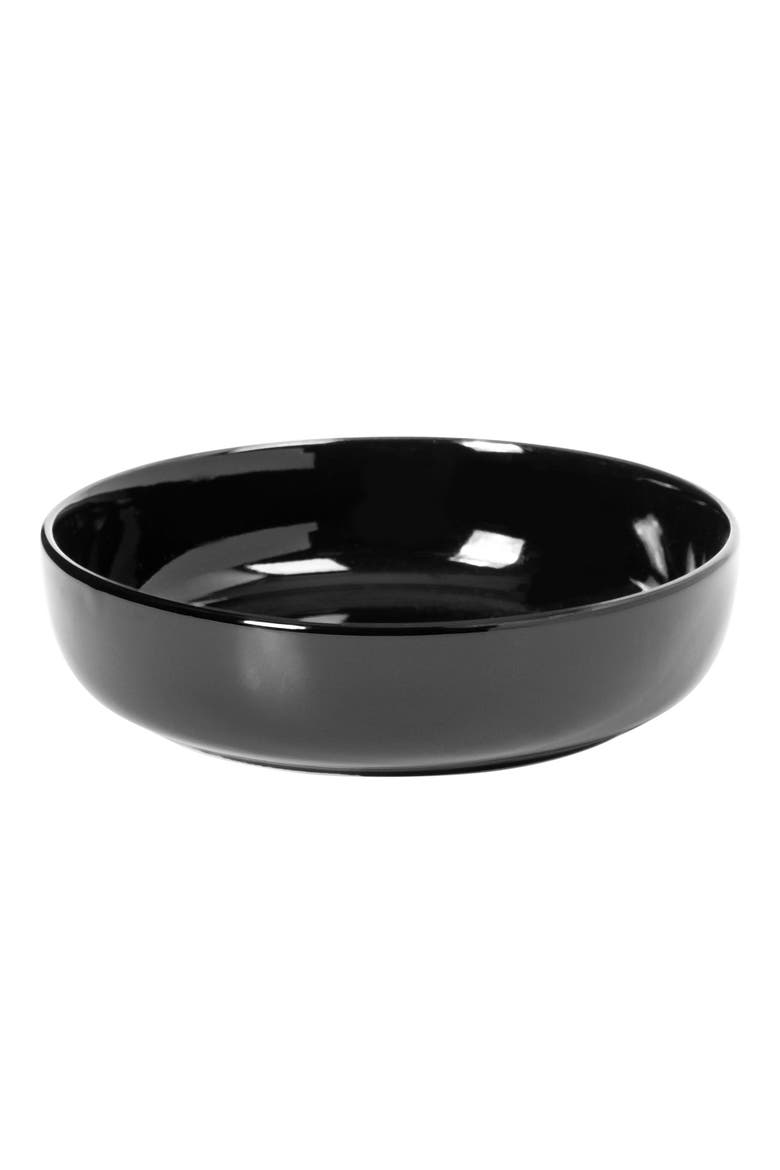 Oslo 12 Piece Porcelain Dinnerware Set, Alternate, color, Black