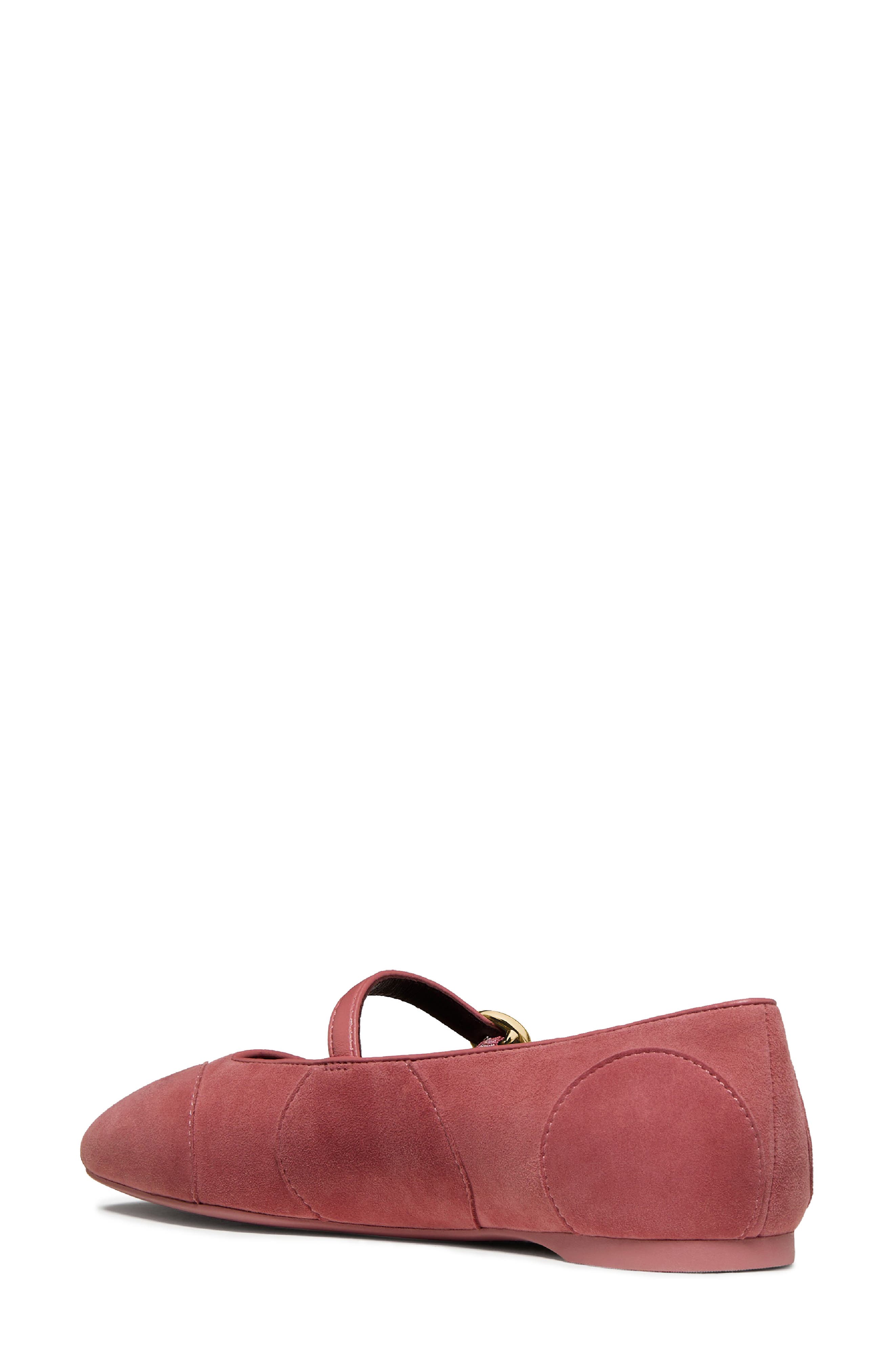 halo mary jane flat, Alternate, color, POMEGRANATE.
