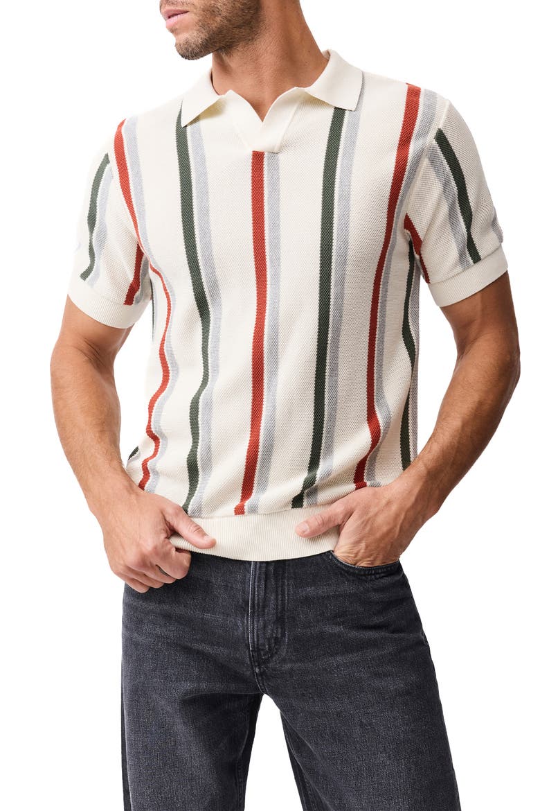 Royce Hill Johnny Collar Polo, Main, color, COCONUT