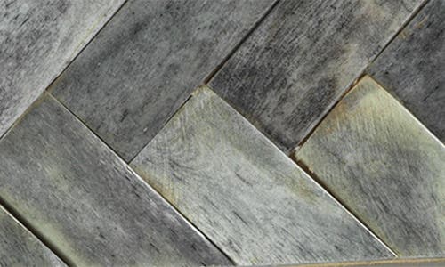 Zodax Bengkula Herringbone Bone Braid Photo Frame In Gray