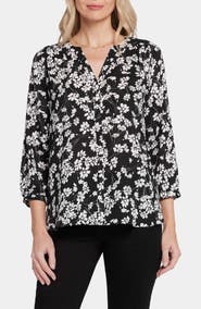 NYDJ Pintuck Blouse
