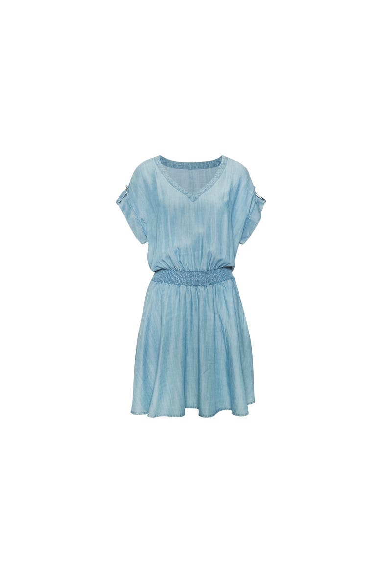 Denim Look Dress, Alternate, color, Denim
