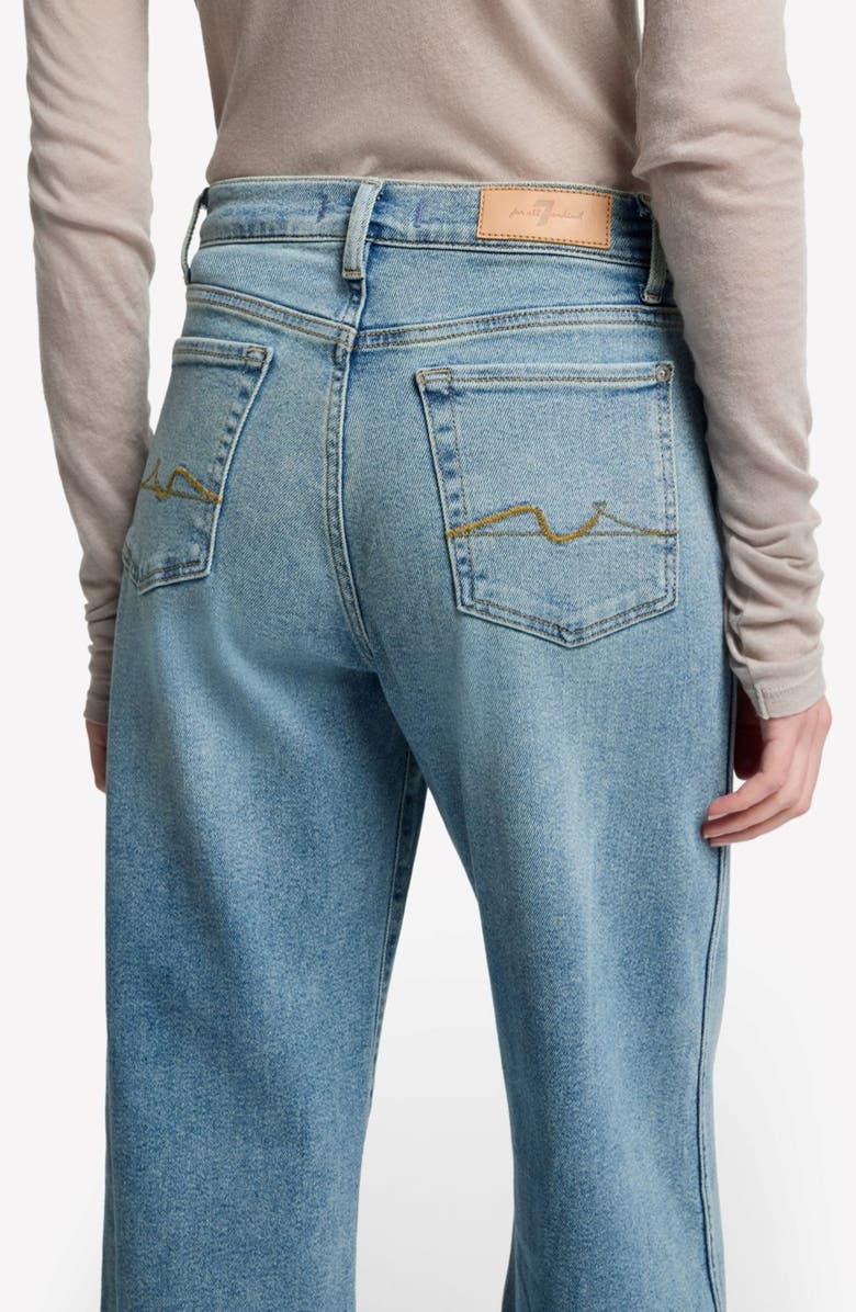 7 For All Mankind Lotta High Waist Wide Leg Jeans, Alternate, color, Amuse Me