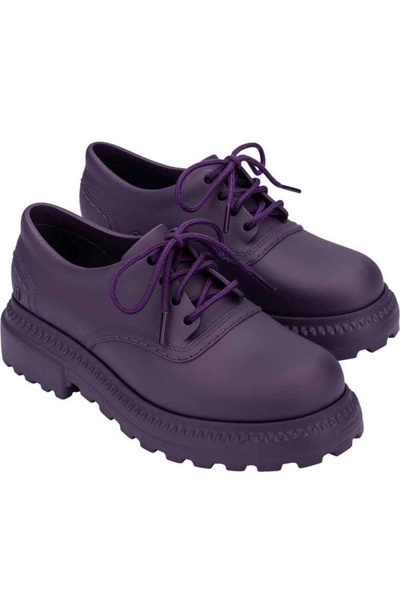 Melissa Ad Lugged Derby, Main, color, Matte Purple