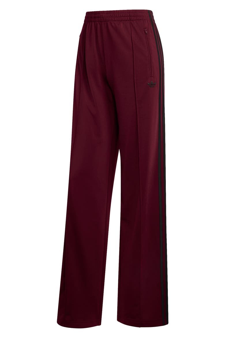 Loose Full Length Track Pants, Alternate, color, MAROON/ BLACK