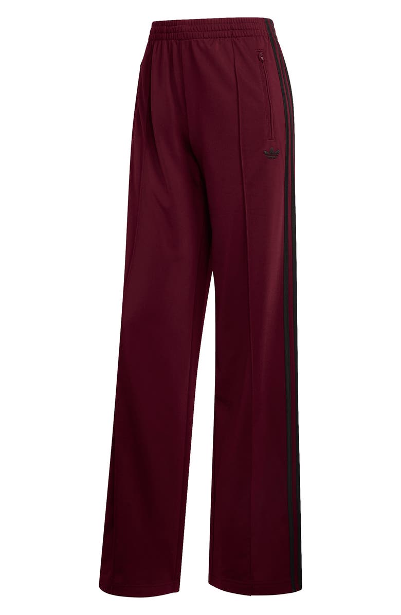 adidas Originals Loose Full Length Track Pants, Alternate, color, Maroon/ Black