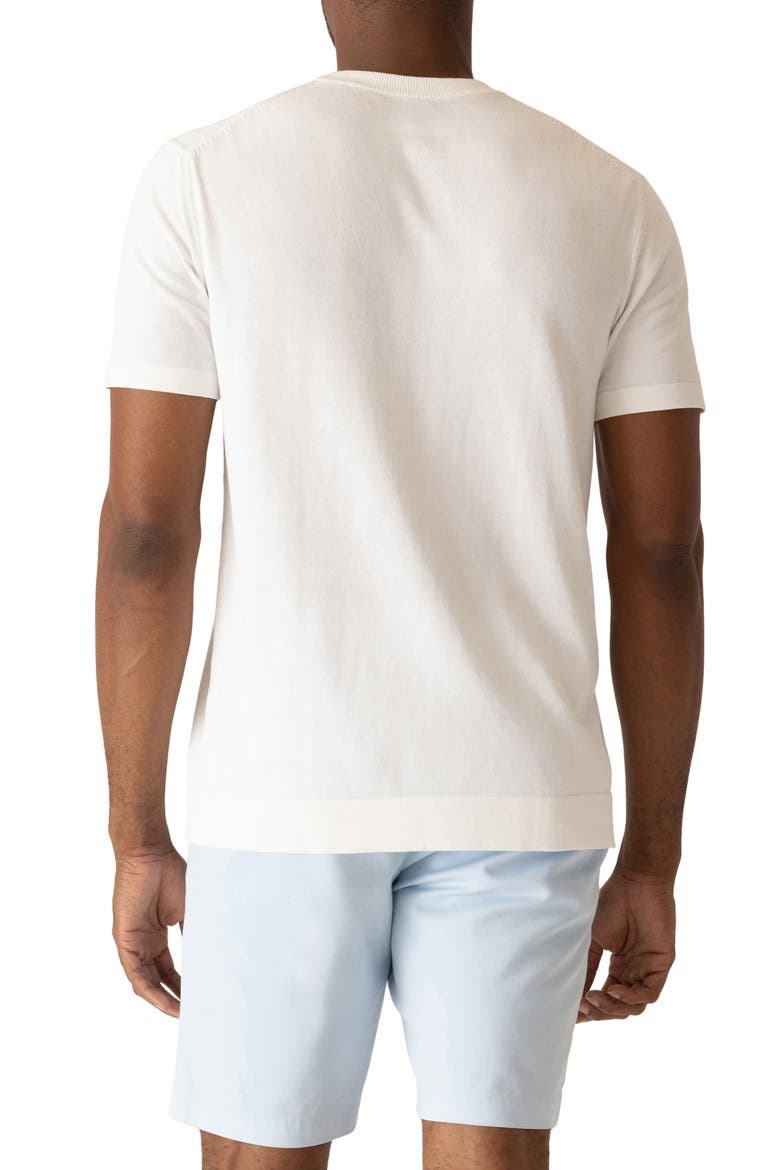 Modern Knit Crewneck T-Shirt, Alternate, color, WHITE