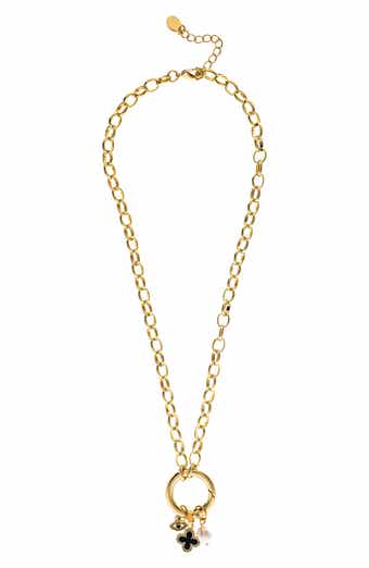 RIVKA FRIEDMAN Assorted Charm Pendant Necklace
