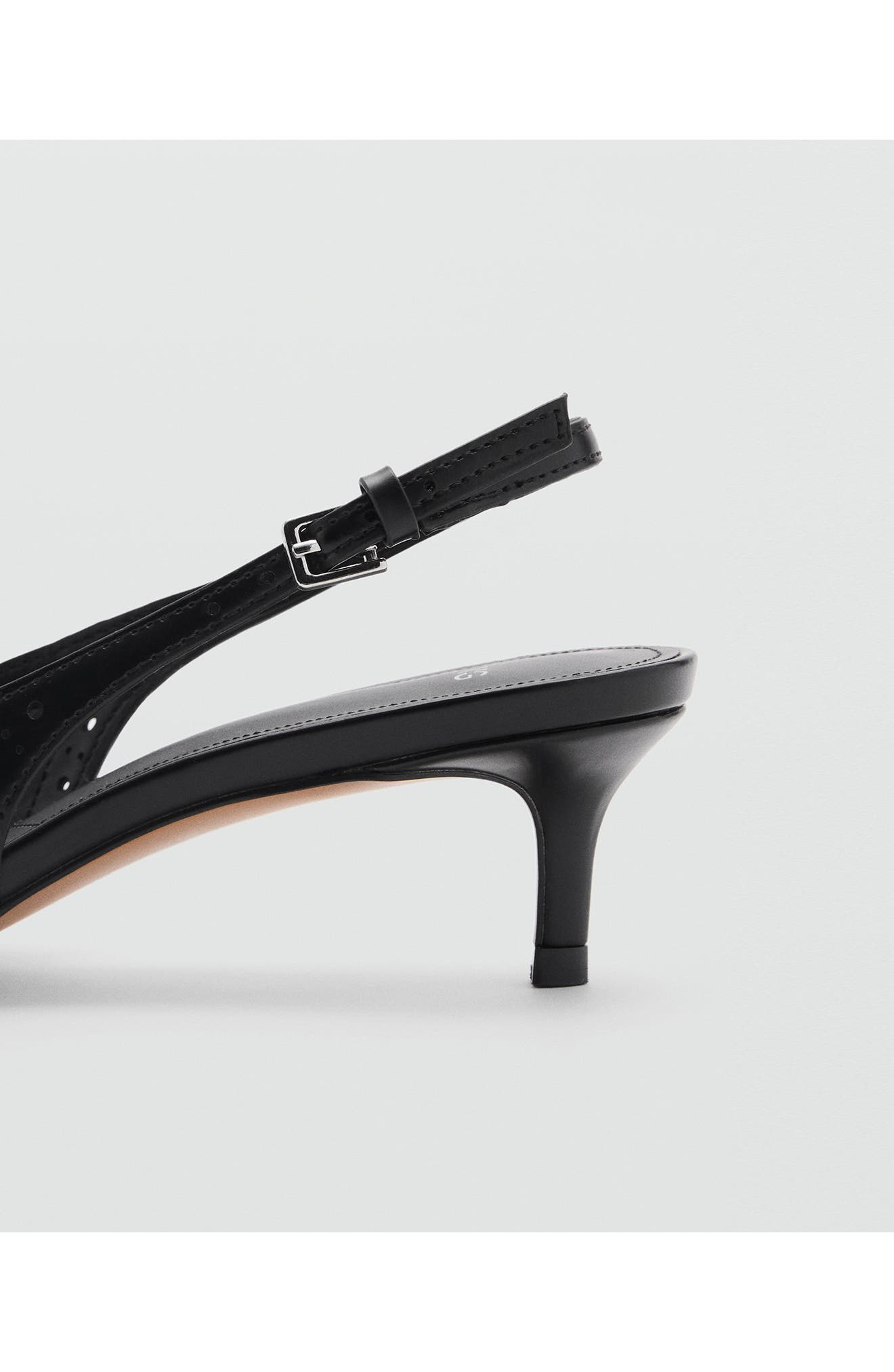 MANGO Fringe Slingback Pump, Alternate, color, 