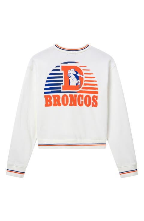 Denver Broncos Cropped Graphic Sweatshirt