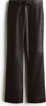 H&M Coated Bootcut Trousers