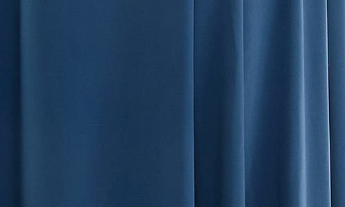 Nina Leonard Sylvia A-line Stretch Jersey Dress In Blue Moon