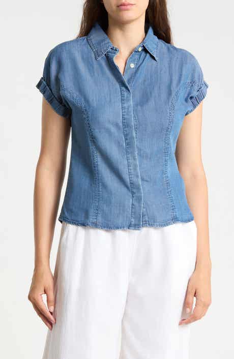 Short Sleeve Denim Shirt