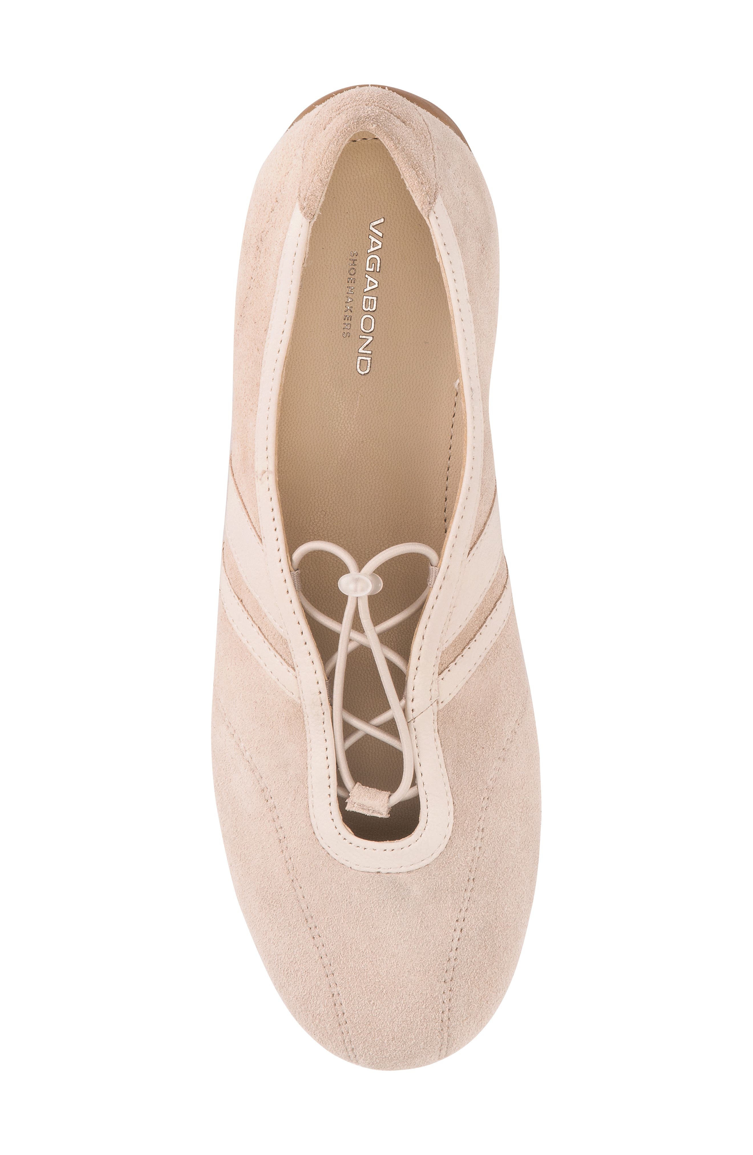 Hollie Lace-Up Flat, Alternate, color, OFF WHITE