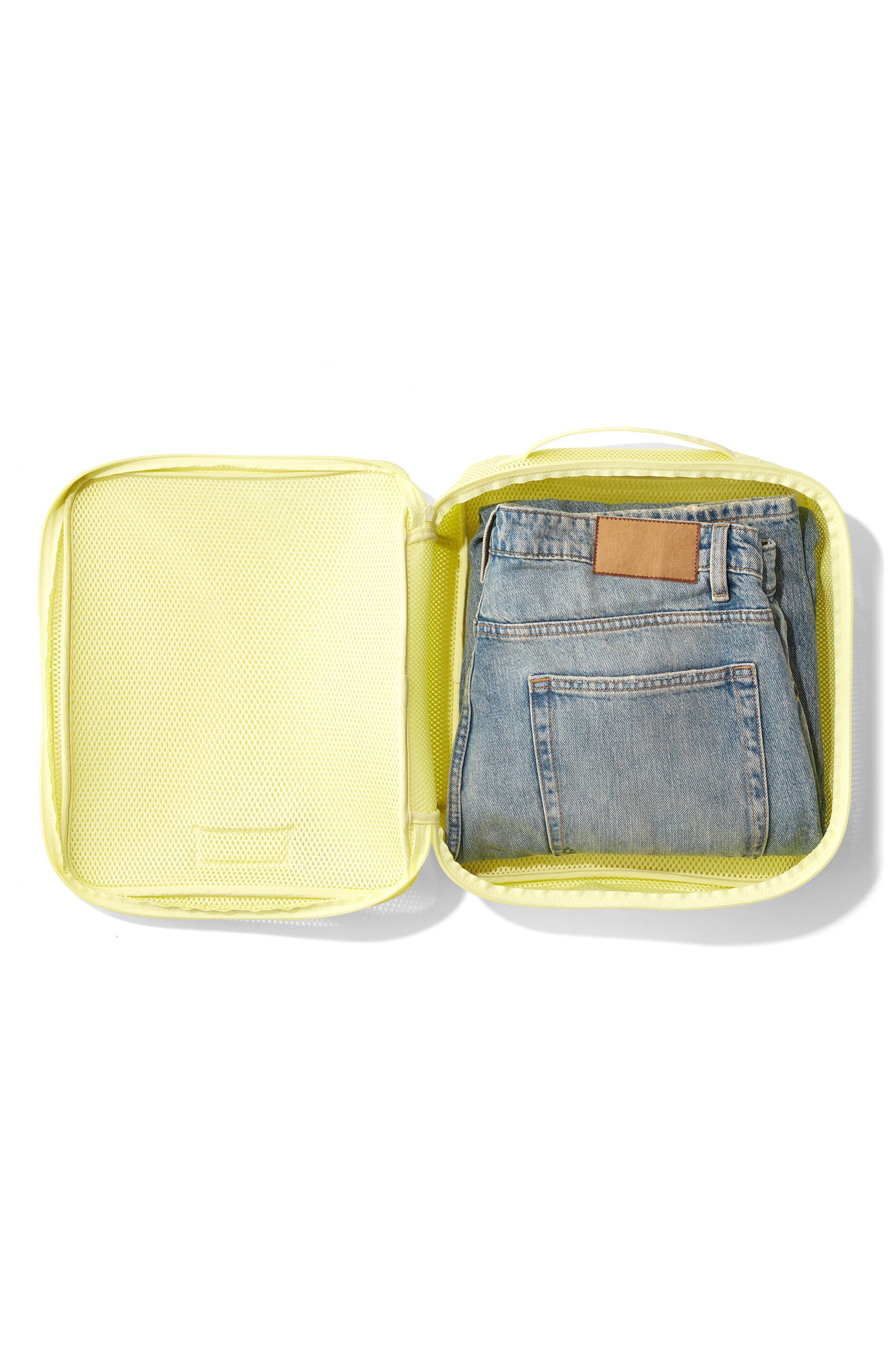Dagne Dover Roma Large Packing Cube, Alternate, color, Citrine