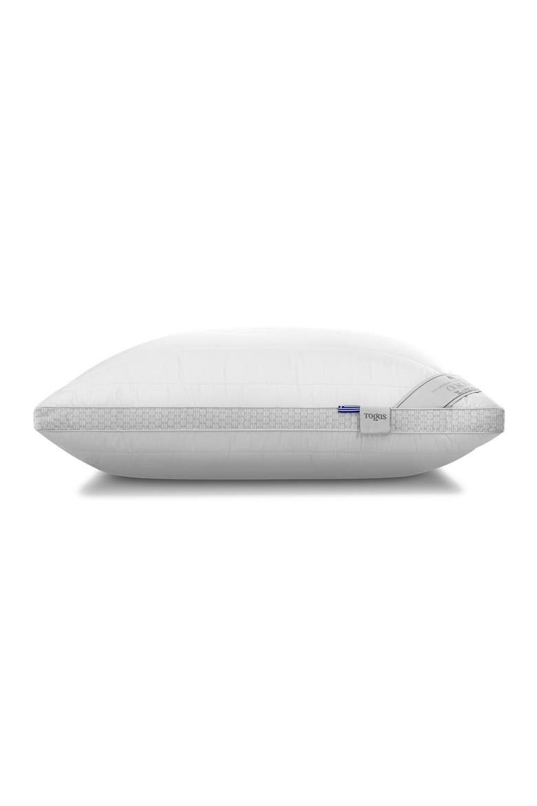 Orbis siliconized 3D microfiber pillow, Alternate, color, White