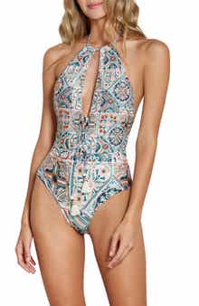 Cosita Linda High Neck One-Piece Swimsuit