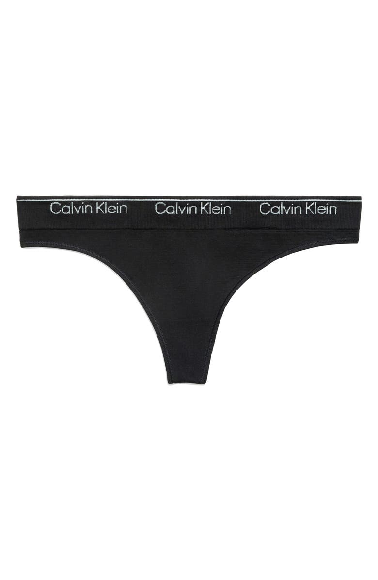 Calvin Klein Naturals Modern Seamless Thong, Alternate, color,