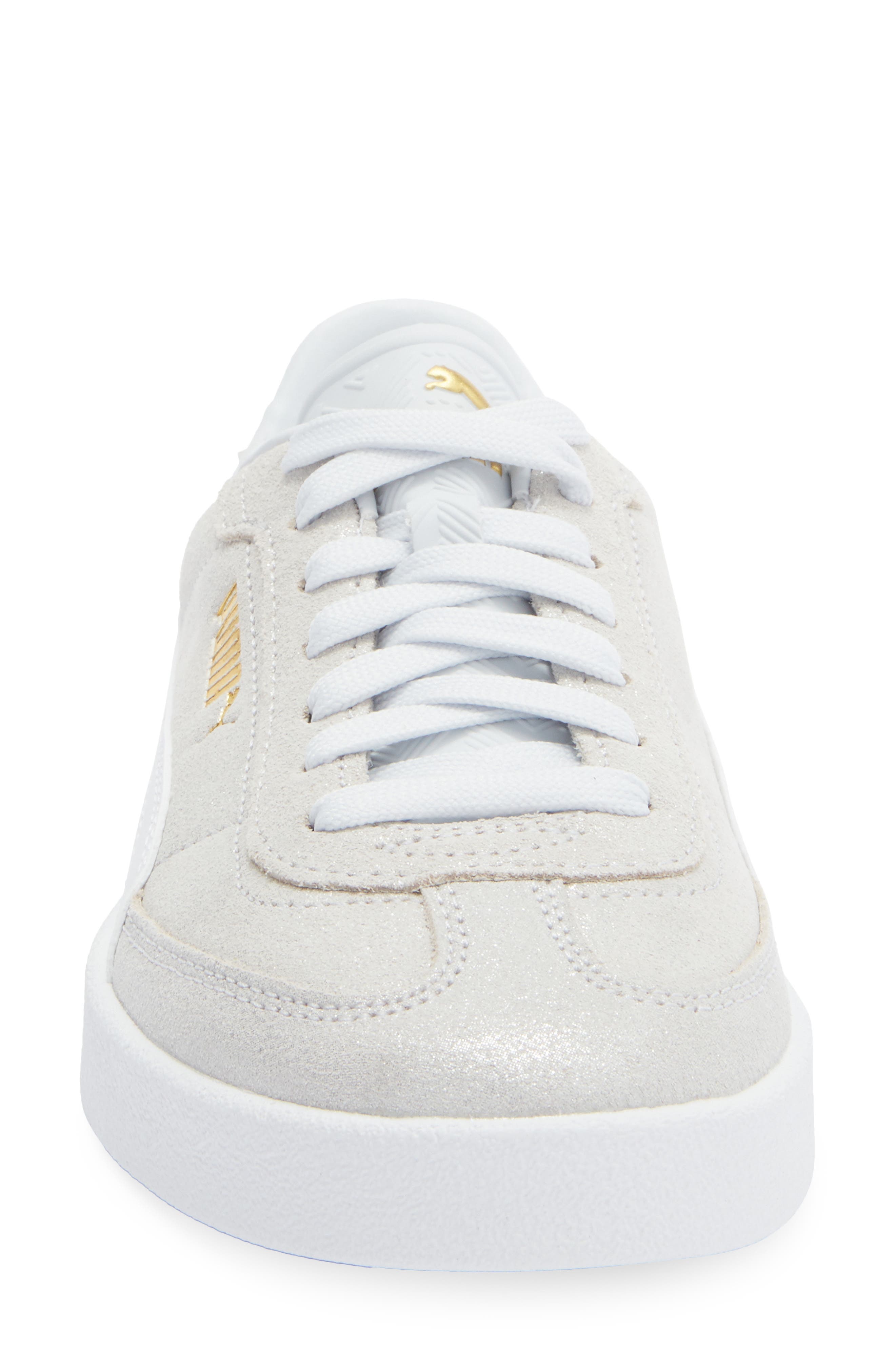 PUMA Club II Era Luminous Sneaker, Alternate, color, Silver Mist/ Puma White/ Gold