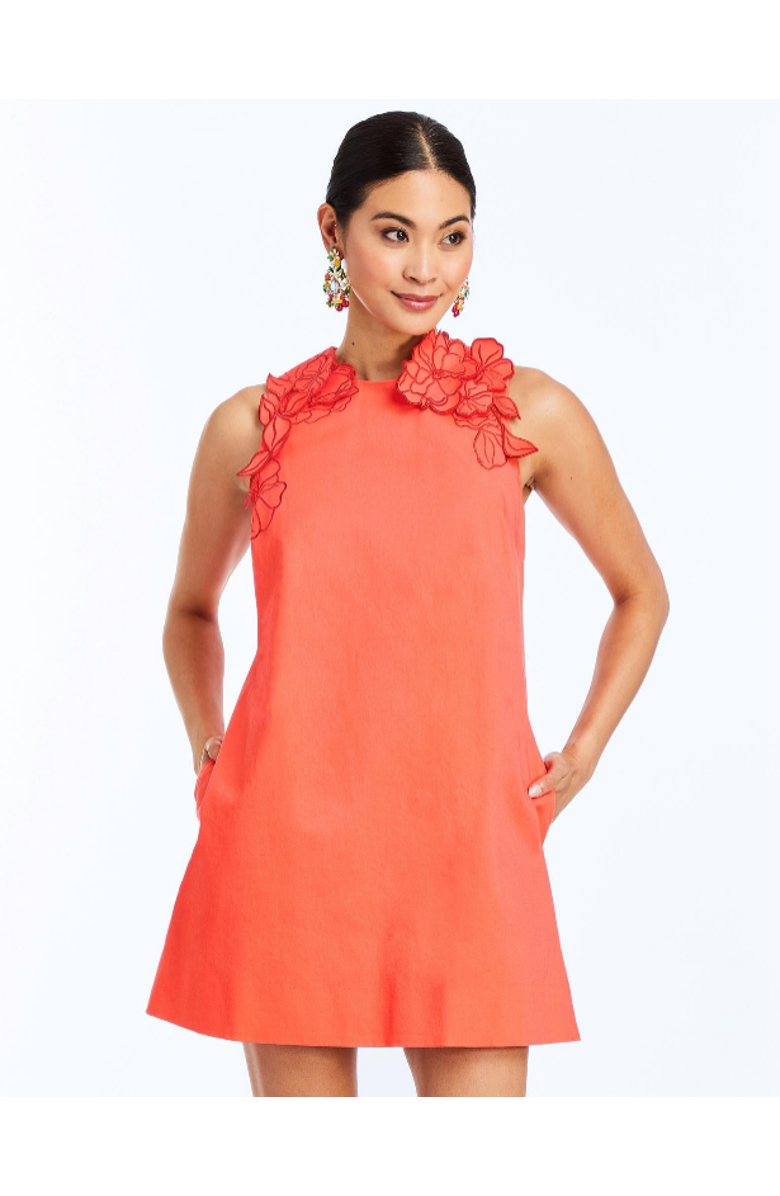 Mestiza New York Juniper Shift Mini Dress, Alternate, color, Orange