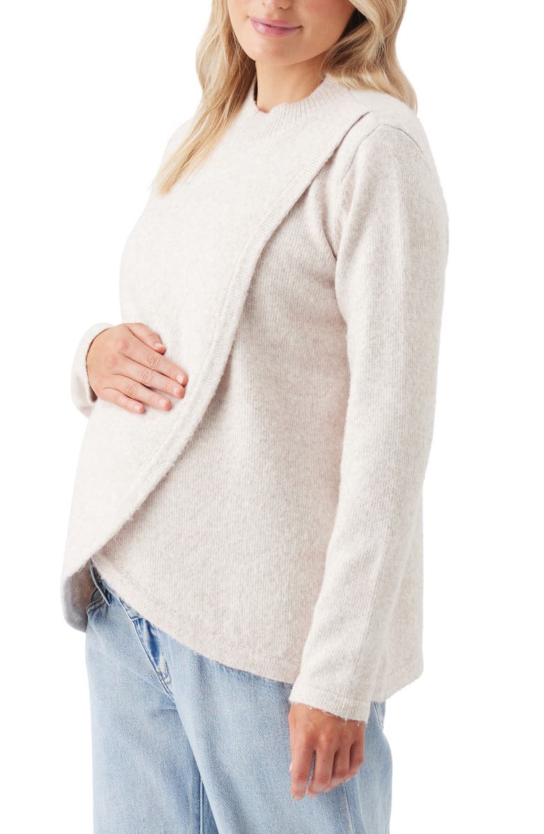 Ripe Maternity Addison Nursing Knit, Alternate, color, Mink