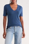GO COUTURE V-Neck Pocket T-Shirt