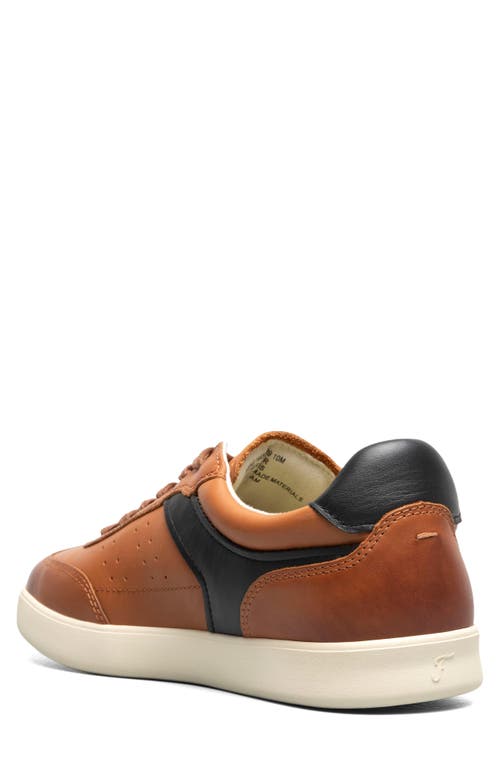 Florsheim Pace T-toe Low Top Leather Sneaker In Brown