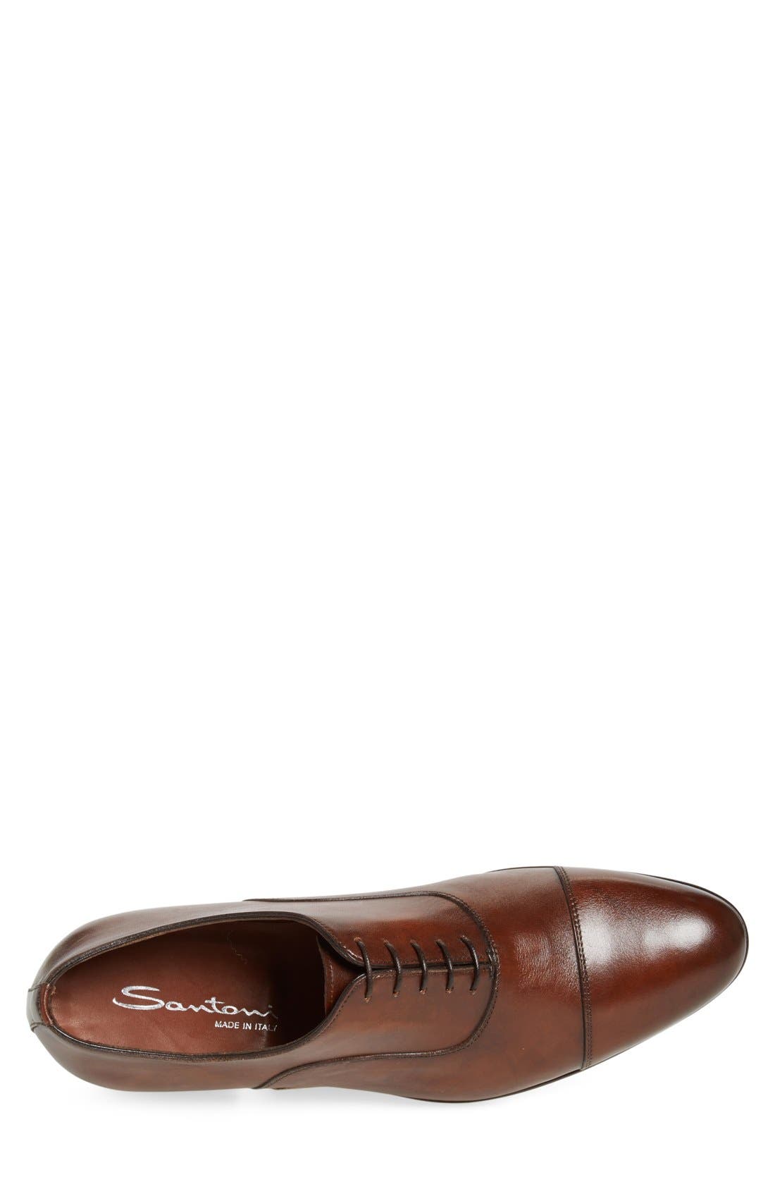 Darian Cap Toe Oxford, Alternate, color, BROWN2