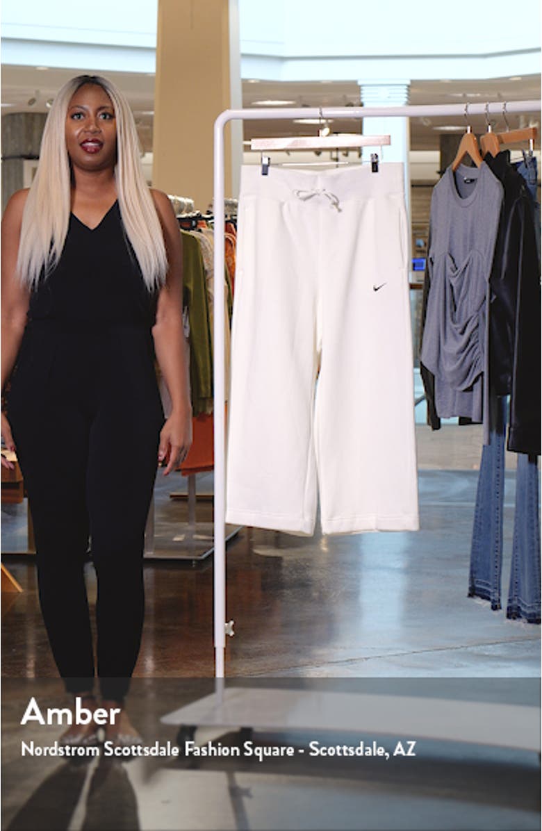 Sportswear Phoenix High Waist Fleece Crop Sweatpants, sales video thumbnail