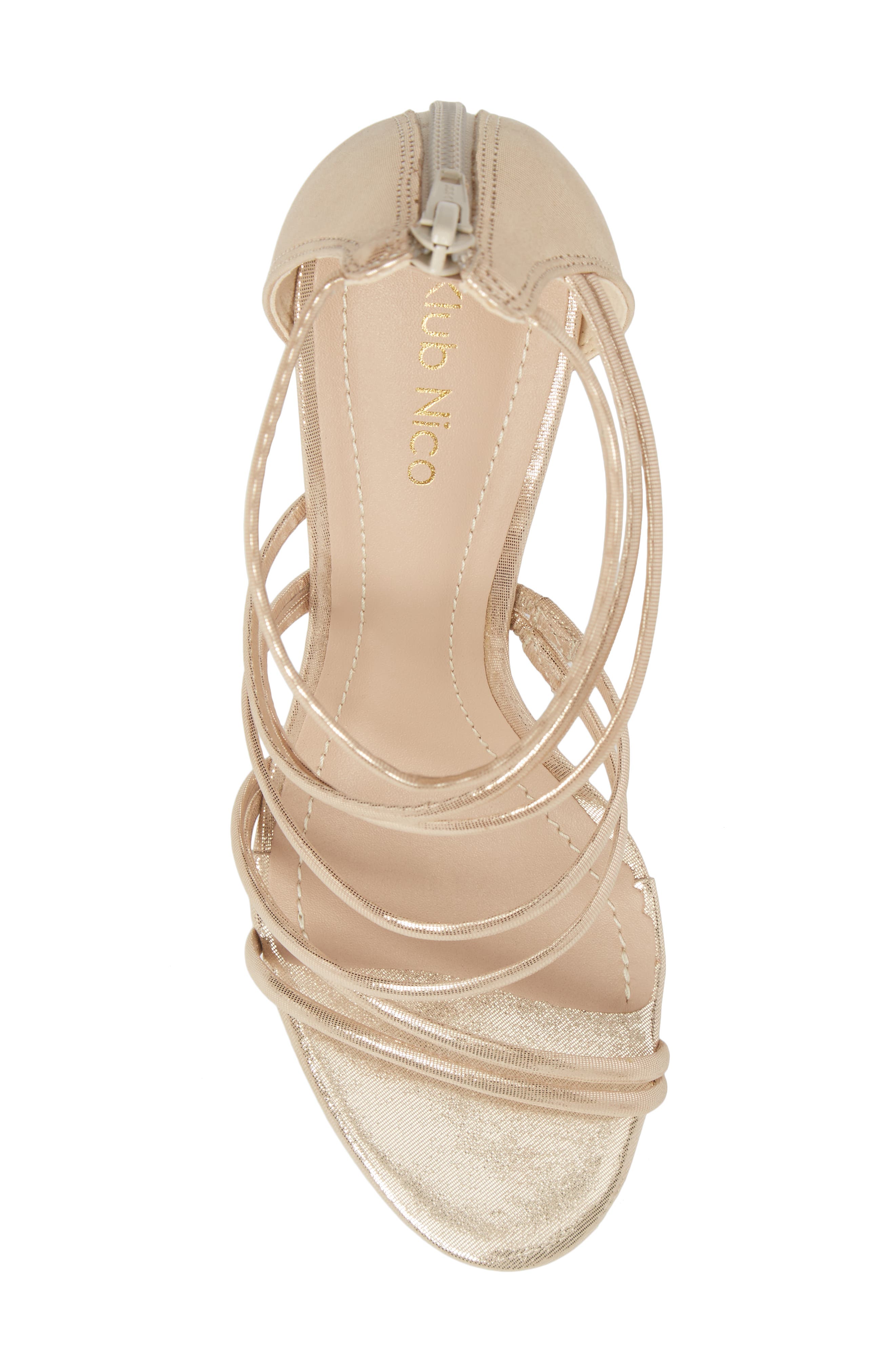 Ashton Sandal, Alternate, color, CHAMPAGNE GLOSS LEATHER