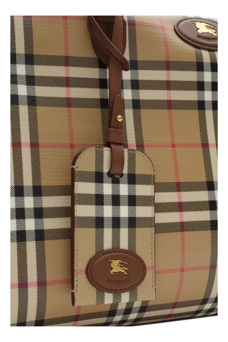 Check Luggage Tag, Alternate, color, Archive beige